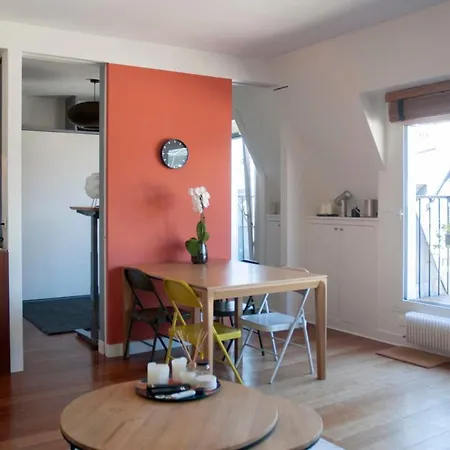 Nice And Bright 61 M With Balcony In Paris פריז